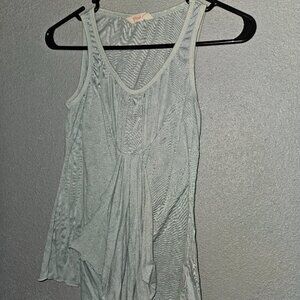 PINK heart with ruffles tank